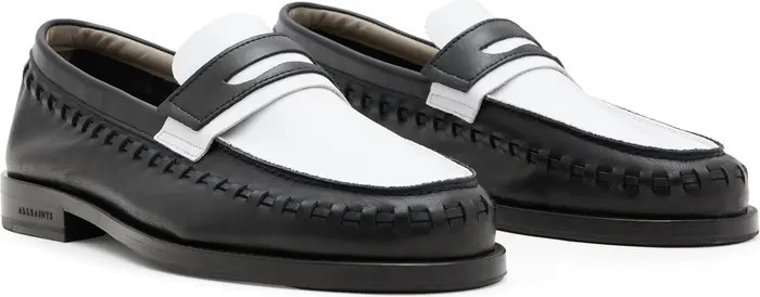 Sammy Two-Tone Penny Loafer (Men)AllSaints | Nordstrom