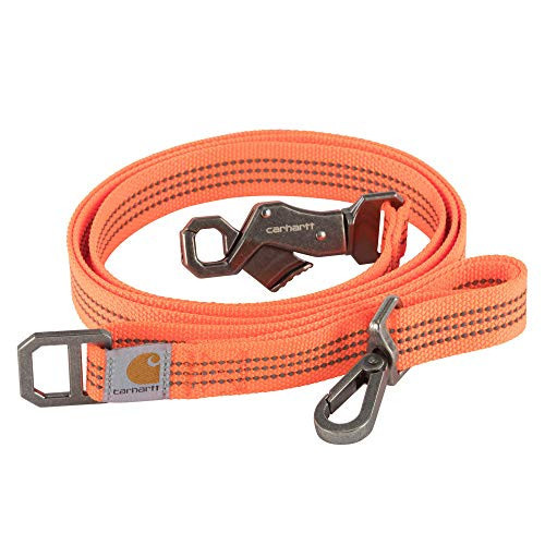 Carhartt Dog Leash, Durable Nylon Webbing Dog Leash, Hunter Orange, Large | Amazon (US)