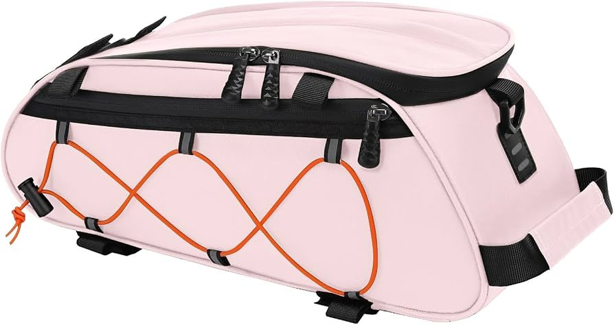 MOSISO Bike Rack Bag with 2 Removable Bike Panniers, Waterproof Bike Trunk Cooler Storage Bag Ins... | Amazon (US)