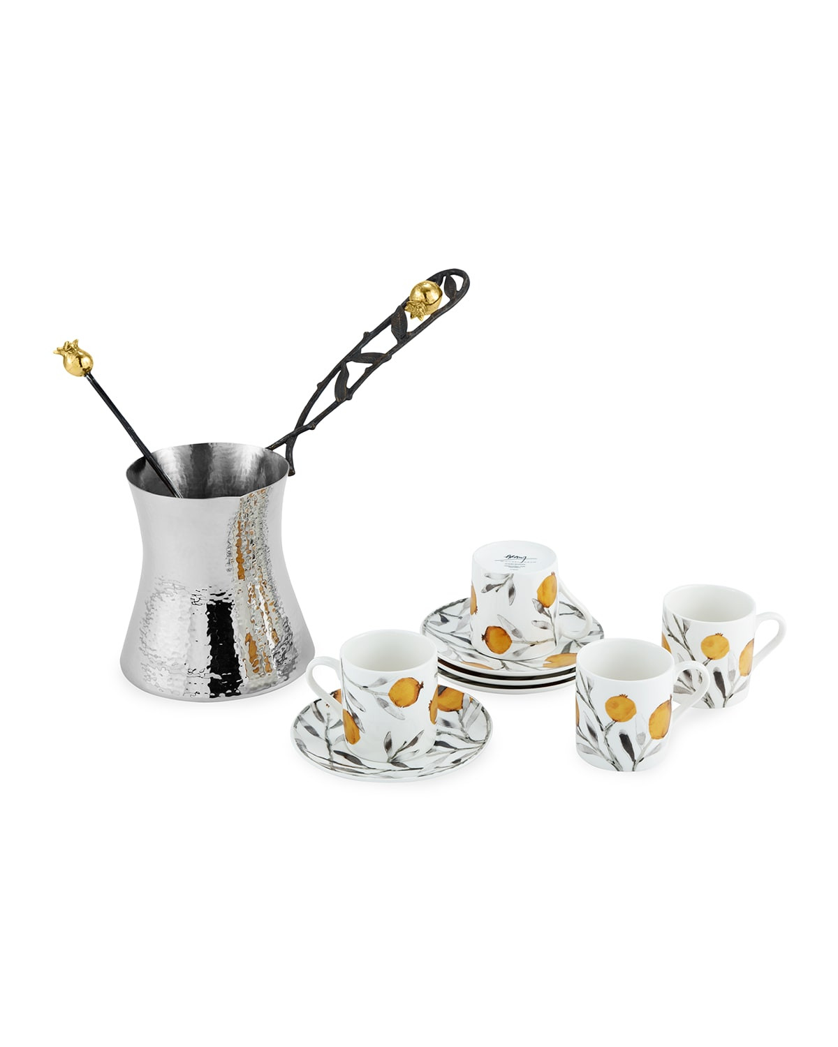 Pomegranate Coffee Pot & Demitasse Set | Neiman Marcus