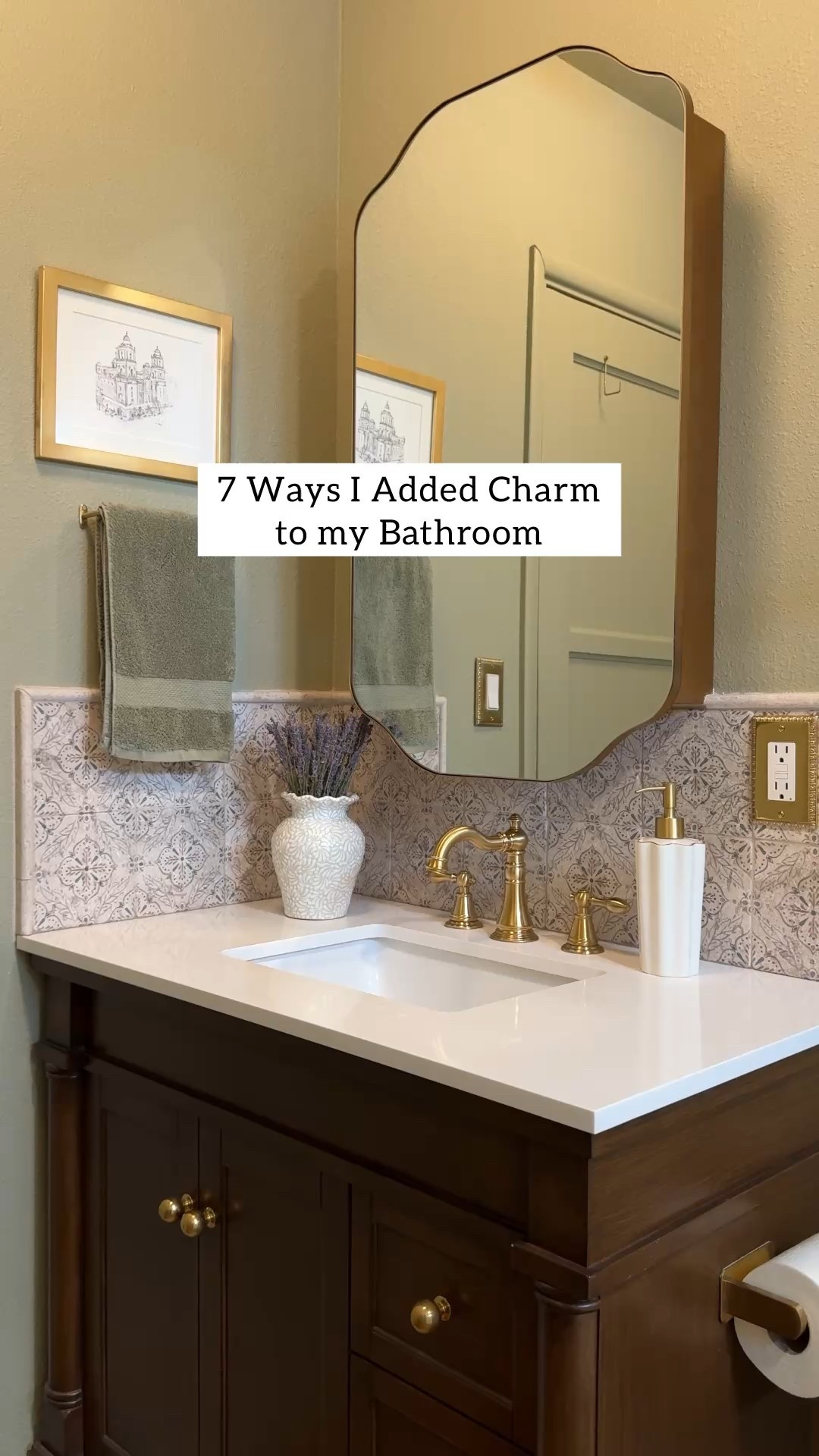7 ways I add charm to my bathroom! #bathroomdecor

#LTKHome