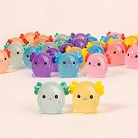 10/20pcs Luminous Mini Resin Axolotl Miniature Glow in The Dark Axolotl Tiny Animal Figures Ornament for DIY Fairy Garden | AliExpress (US)