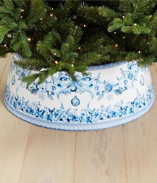 Southern Living Meet Me Under The Mistletoe Collection Metal Chinoiserie Tree Collar | Dillard's