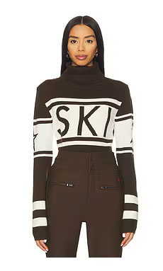 Perfect Moment Schild Sweater in Chocolate from Revolve.com | Revolve Clothing (Global)