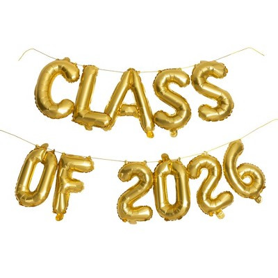 Bonjour Fete Class of 2026 Graduation Balloon Banner | Target