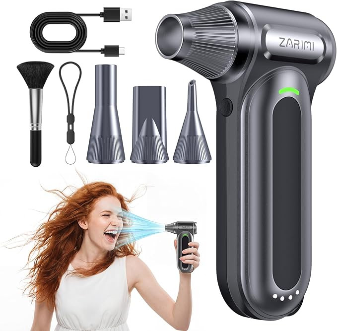 Electric Compressed Air Duster, 170000RPM High-Speed Cordless Air Blower with Rechargeable Batter... | Amazon (US)