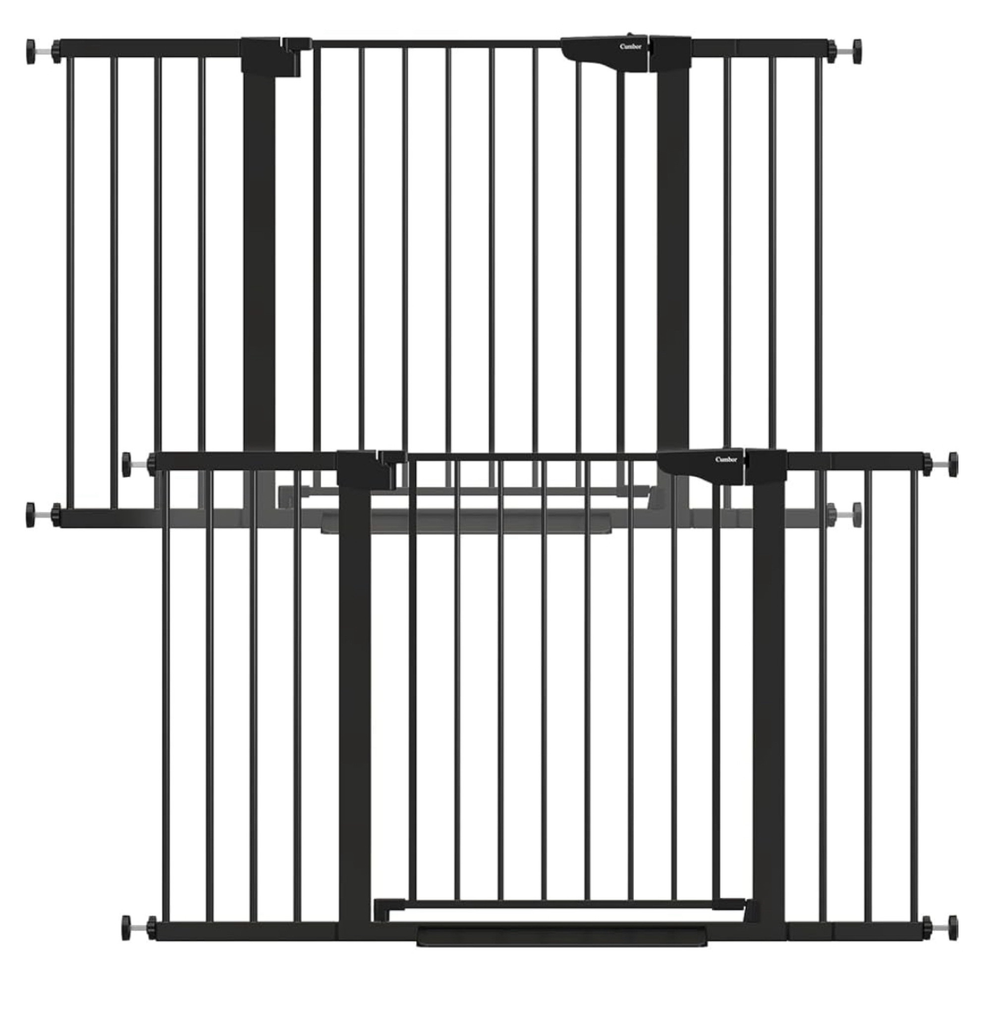Baby gate for wide railings/bannisters 