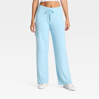Women's High-Rise Sweater Cargo Pants - JoyLab™ | Target