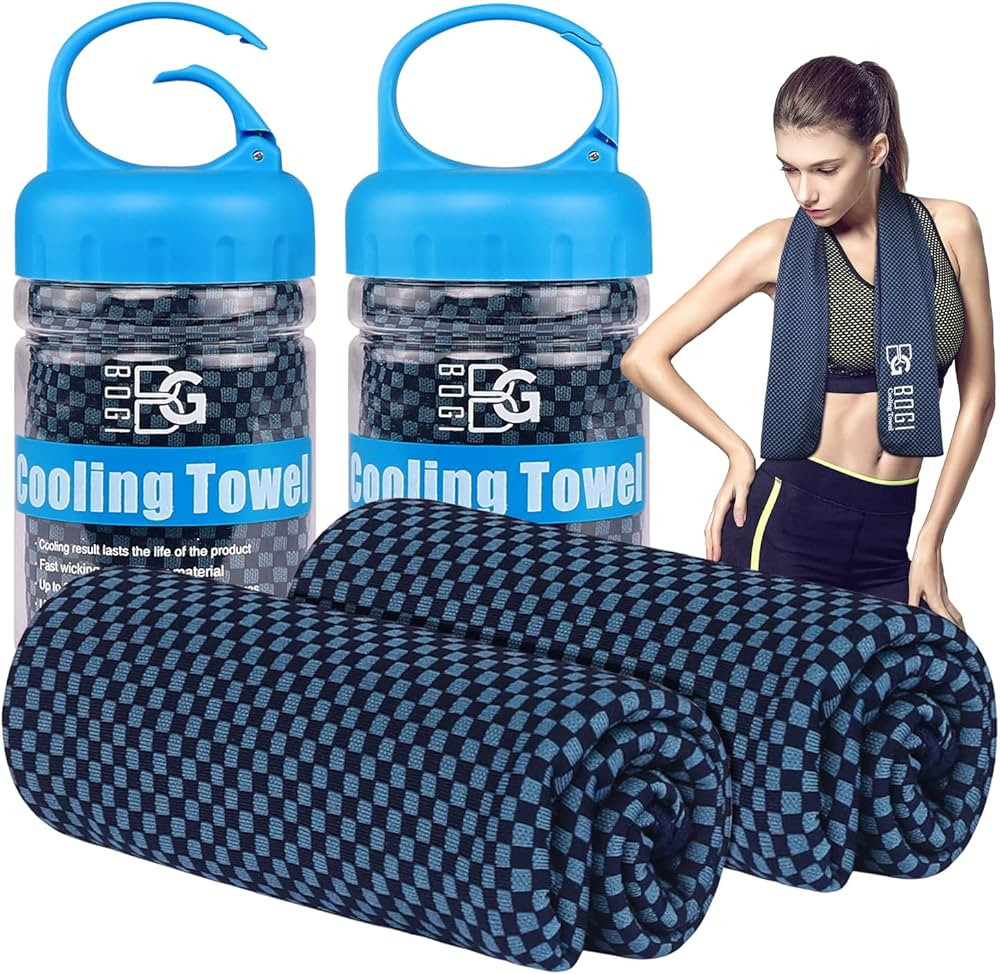 BOGI Cooling Towels for Neck and Face, Soft Breathable Cool Towel for Instant Cooling Stay Cool f... | Amazon (US)