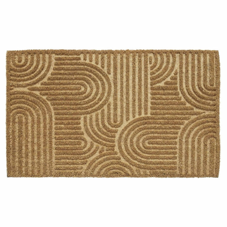 Beautiful Geometric Doormat, 18" x 30", Natural, by Drew Barrymore | Walmart (US)
