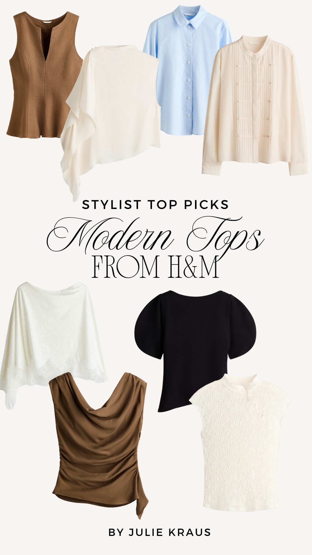 My top picks for tops from H&M right now — all under $70 and most way less. Because style isn't about a price tag, it's about how you wear it. H&M Tops • Stylist Picks • H&M Edit • Affordable Fashion Finds • Modern Tops 2026 

 #LTKSeasonal #LTKOver40