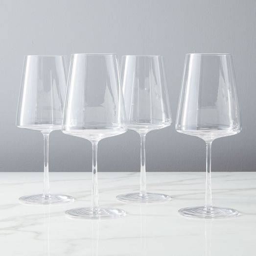 Horizon Lead-Free Crystal Red Wine Glass Sets | West Elm (US)