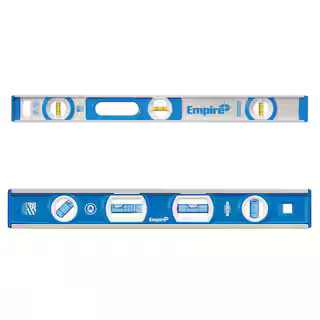 24 in. Aluminum I-Beam Level With 12 in. Compact Box Level Set | The Home Depot