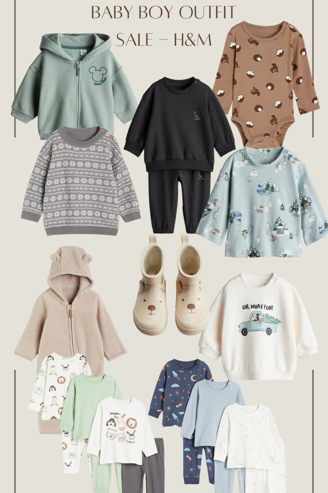 Such fun sale items at H&M for the baby/toddler boys! I just got a bunch of stuff for my infant!


Baby boy clothes, toddler boy clothes, baby sale clothes, baby boy sale, baby boy neutral clothes, baby boy neutral, neutral boy clothes, neutral baby clothes, baby boots, baby sweatshirt, baby fleece, baby sweatsuit 

#LTKBaby #LTKSaleAlert #LTKKids