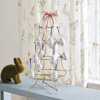 Graceful Decorative Tabletop Ornament Holder in Brass | Ballard Designs, Inc.