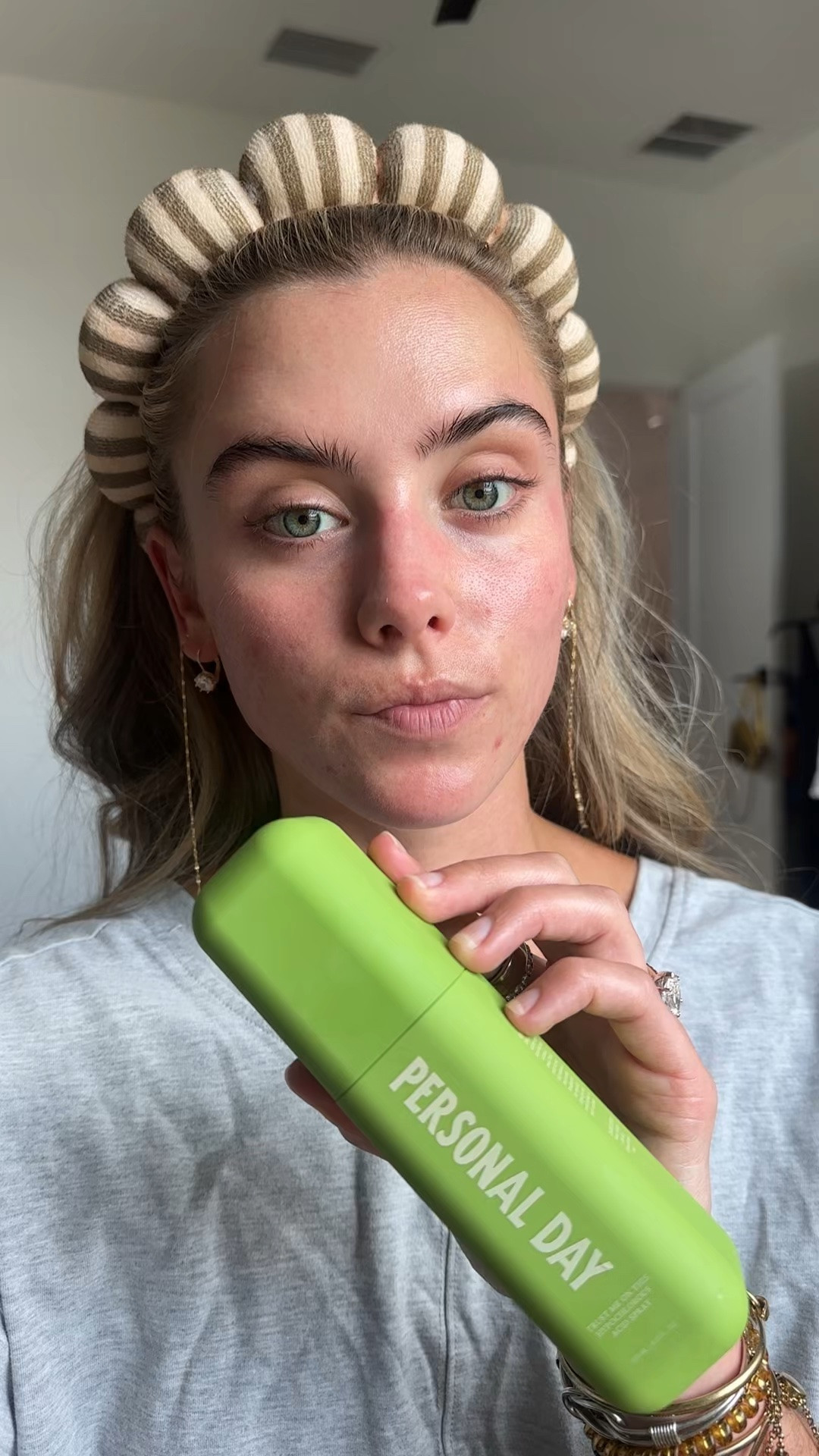 Hit refresh with Personal Day Trust Me On This Hypochlorous Acid Spray—your skin’s daily defense against breakouts, irritation, and redness. The super fine mist is an on-the-go, gentle, alcohol-free cleanse to prevent future breakouts—no sink required. Perfect for quick refreshes throughout the day. @ulta

#LTKgrwm #LTKselfcare #LTKBeauty