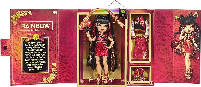 Rainbow High Chinese New Year Collector Doll (11-inch)- 2022 Year of The Tiger Lily Cheng with Mu... | Amazon (US)