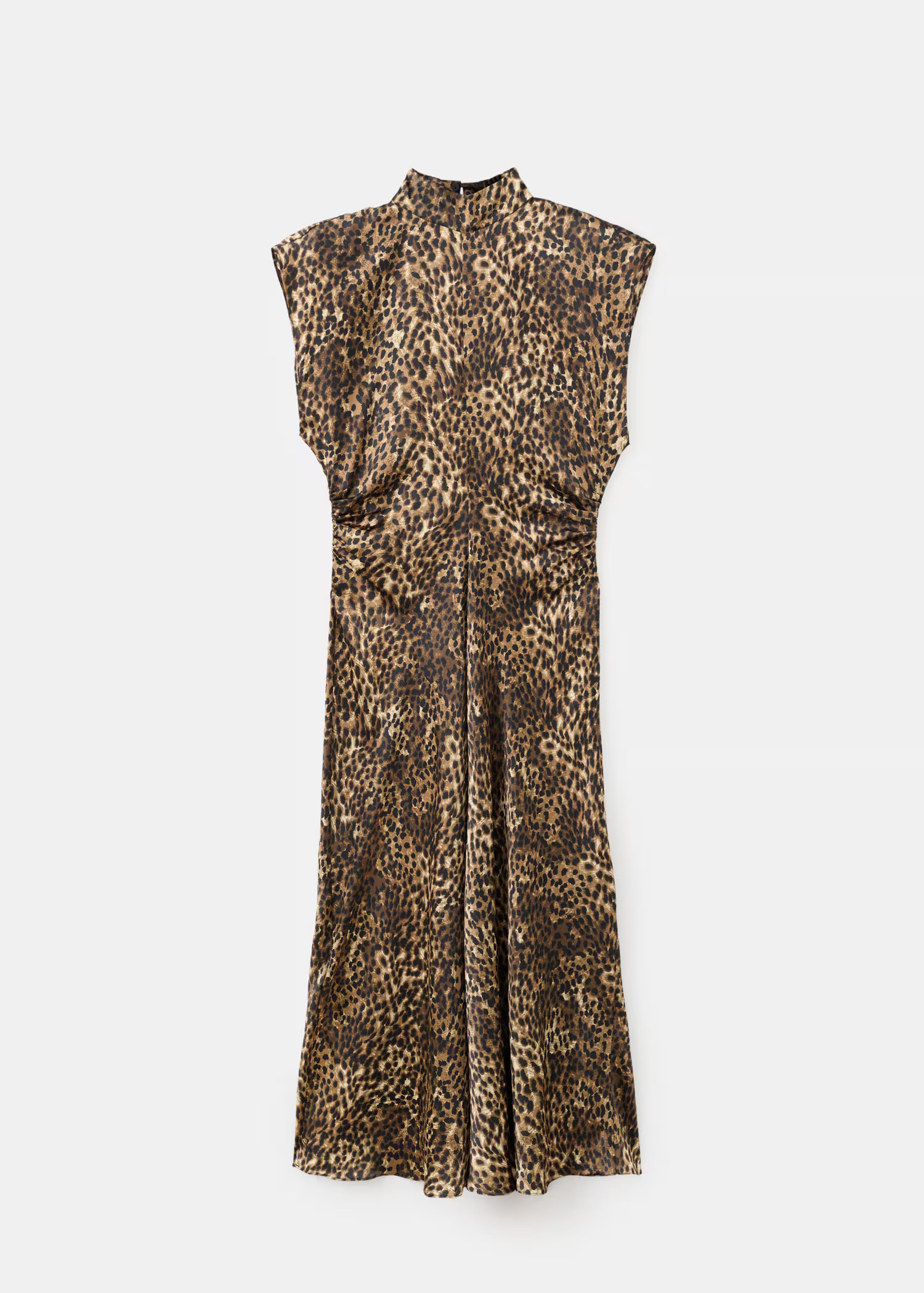 Leopard-print satin dress - Women | MANGO USA | Mango (US/MX/AU)