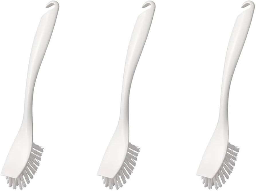 Ikea Easily Handable White Dish-Washing Brush (Pack of 3) | Amazon (US)