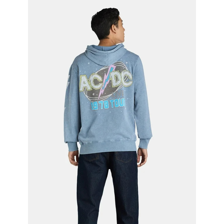 AC/DC Men's and Big Men's Graphic Hoodie Sweatshirt, Size XS-3XL | Walmart (US)