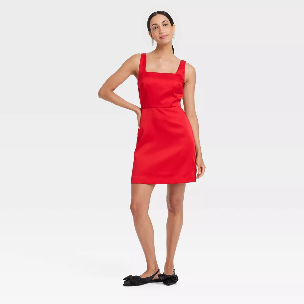 Women's Heavy Satin Mini Dress - A New Day™ | Target