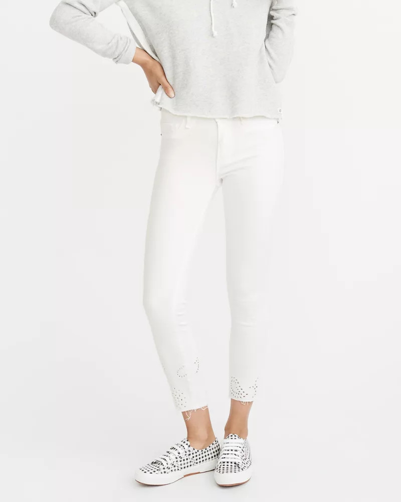 Low-Rise Ankle Jeans | Abercrombie & Fitch US & UK