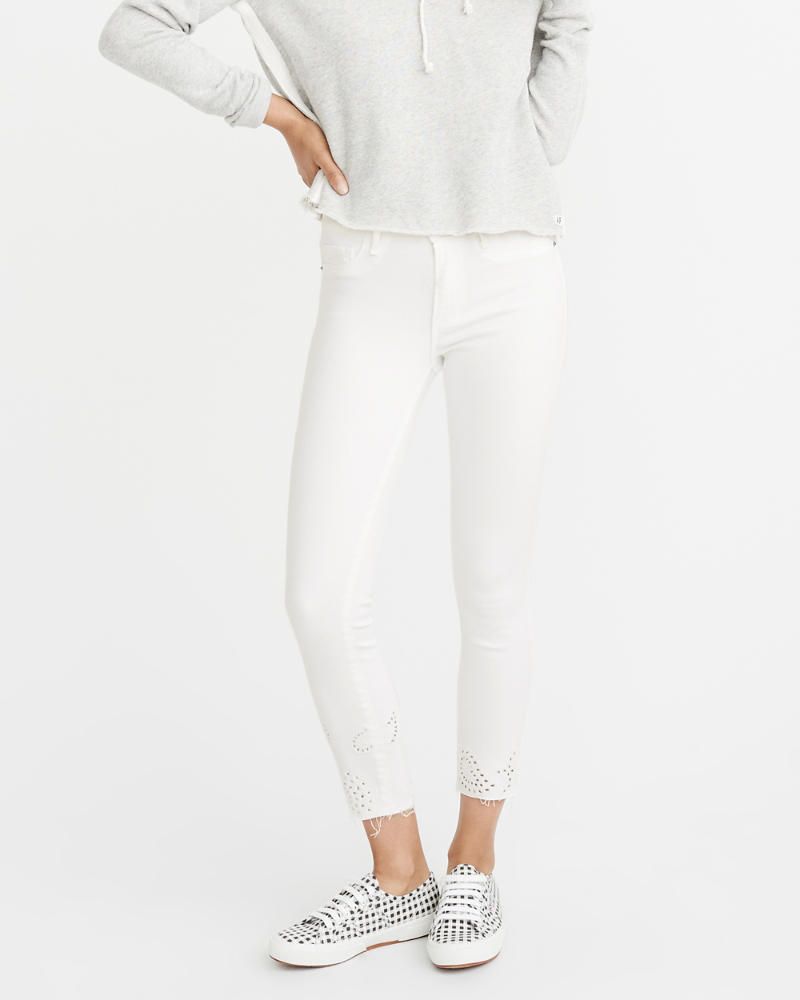 Low-Rise Ankle Jeans | Abercrombie & Fitch US & UK