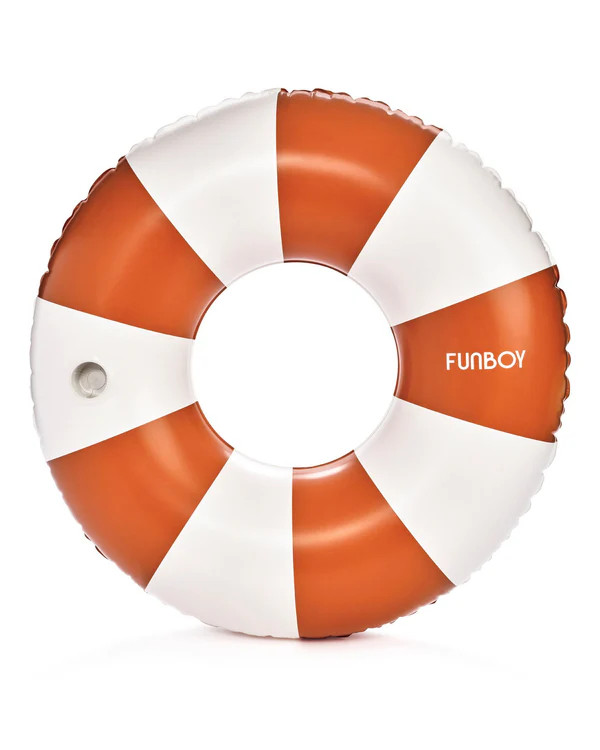 Vintag\ue061 Tub\ue061 Float
                      Orange & White, 46" Diameter | FUNBOY