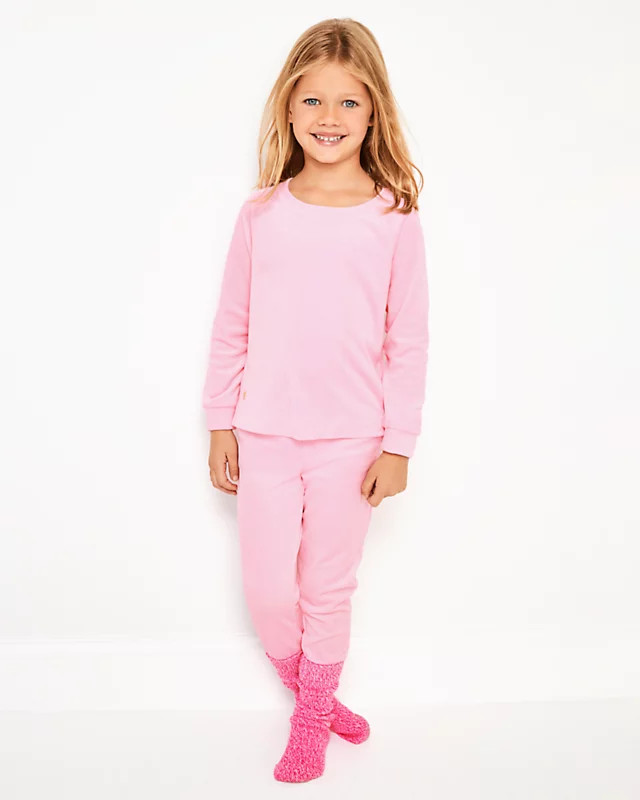 Girls Mini Ciana Velour Top | Lilly Pulitzer | Lilly Pulitzer