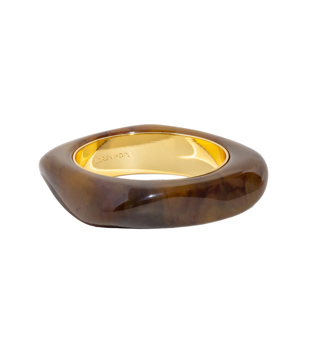 Paloma Bangle Bracelet in Tortoise | Over The Moon
