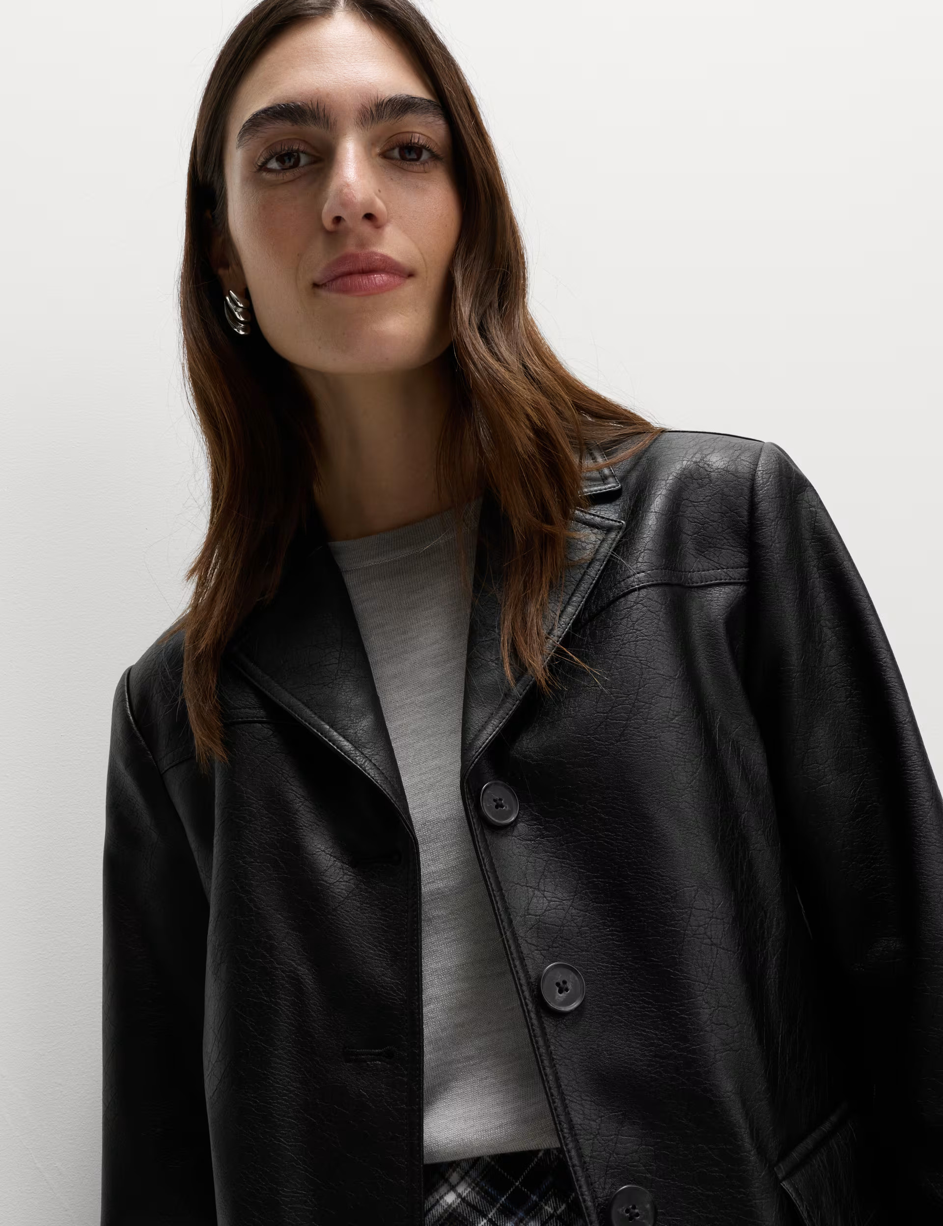 Cracked Single Breasted Blazer Coat | Marks & Spencer (UK)