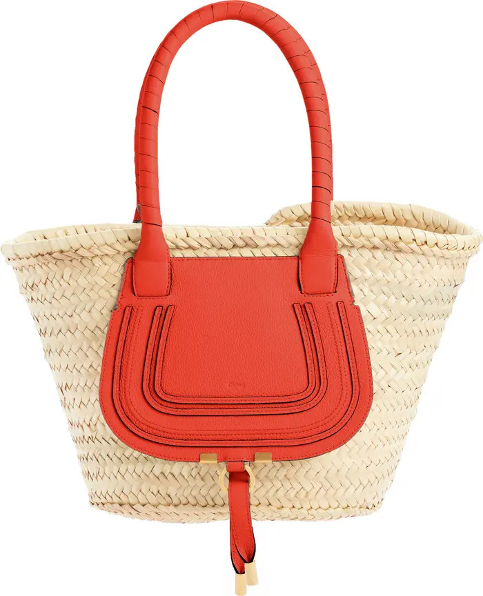 Chloé Medium Marcie Woven Raffia Tote | Nordstrom | Nordstrom