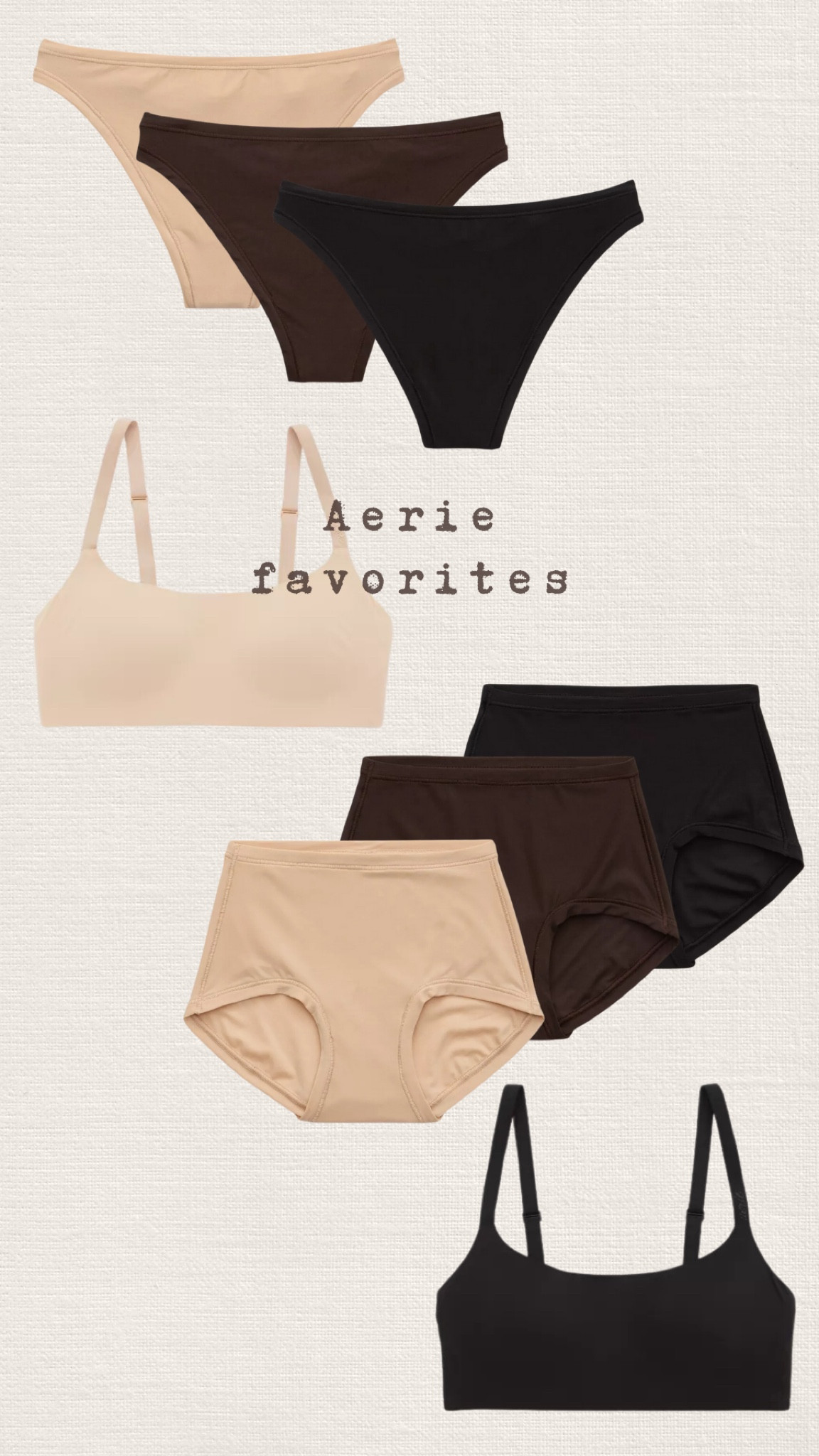 Not always fun, but necessary. I needed some new undies and bras. I am so impressed with the fit and comfort of these! #undergarments #ltkpetite #aerie 