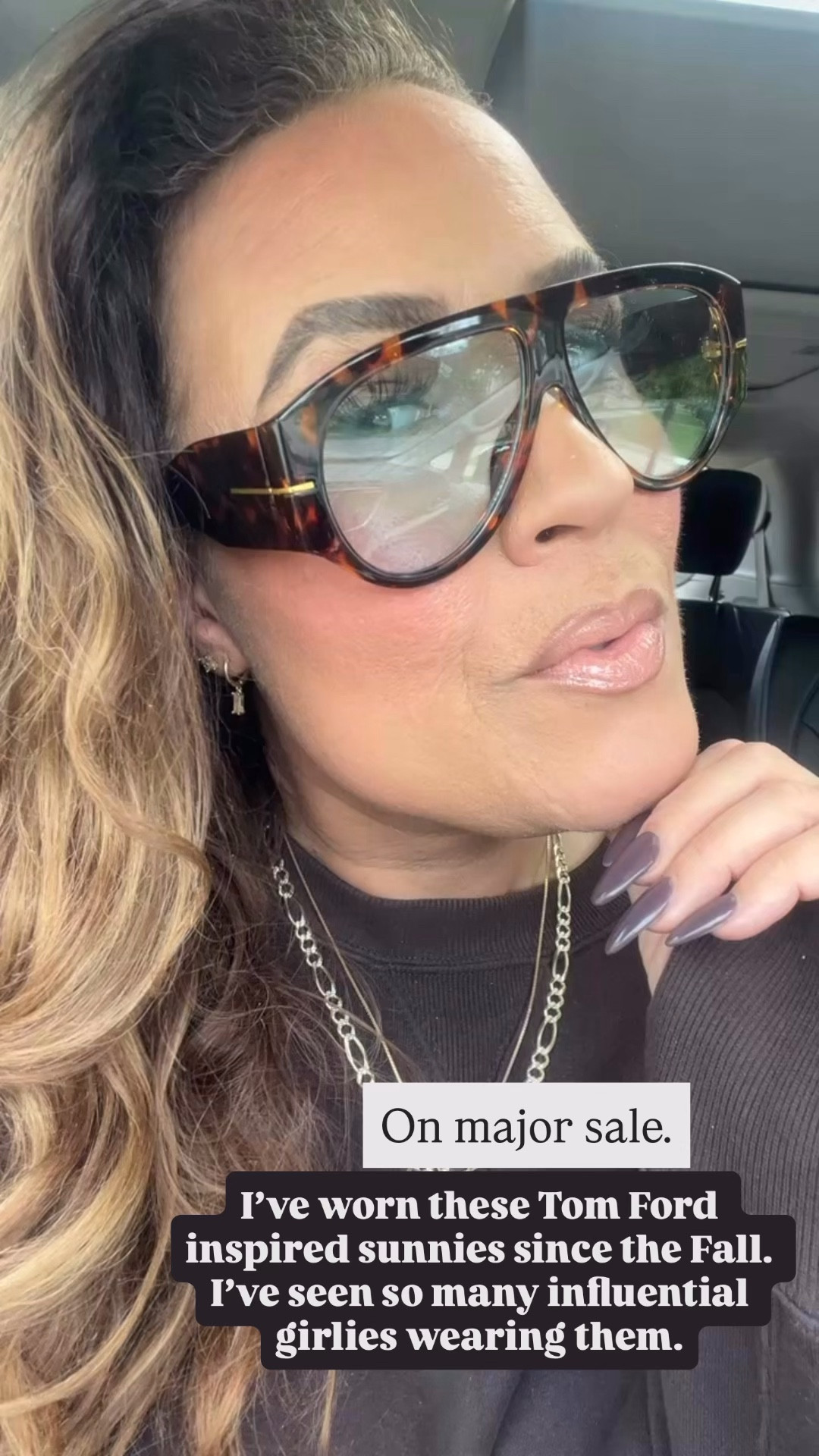 My Tom Ford inspired sunnies are on sale right now! Amazon find, affordable sunglasses @amazon #LaidbackLuxeLife

Hey Beautiful! Feel free to comment on this post if you have any questions! 🫶🏽

Follow me for more fashion finds, beauty faves, lifestyle, home decor, sales and more! So glad you’re here!! XO, Karma

#LTKgrwm #LTKSaleAlert #LTKootd