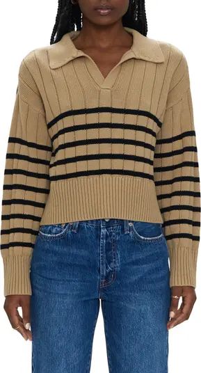 Arlo Stripe Cotton Polo Sweater | Nordstrom