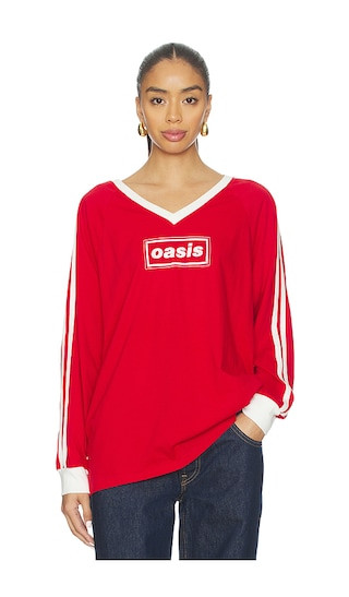 Oasis Box Logo Club Long Sleeve Top | Revolve Clothing (Global)