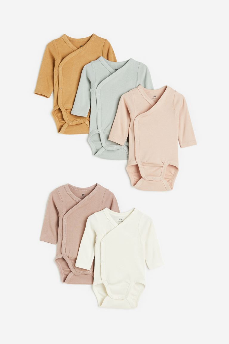 5-pack Wrapover Bodysuits | H&M (US + CA)