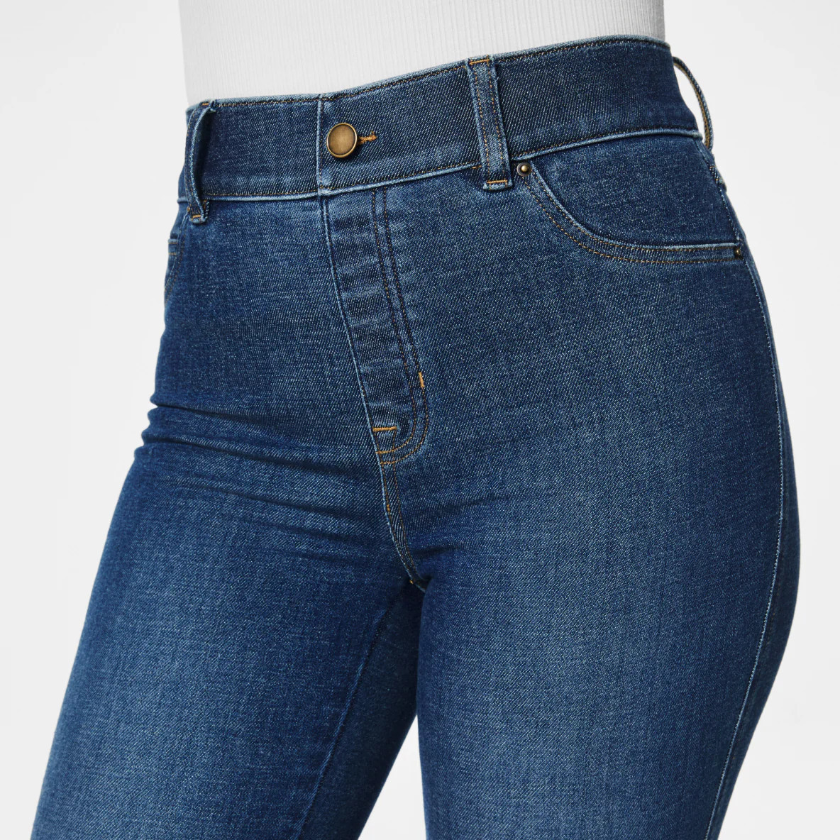 SPANXshape™ EveryWear Flare Jeans, Authentic Blue | Spanx