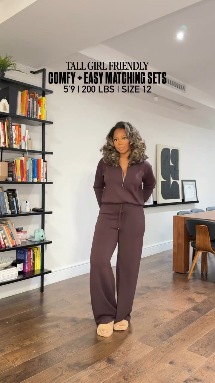 My favorite sets!! The best way to always look put together all times 5’9 200 lbs wearing large tops and large tall/long bottoms except Spanx. Spanx I wear XL tall!! In the light gray and the navy blue I am wearing a petite medium top for my desired crop look. USE JANESHAXSPANX for 15% off NEW CUSTOMERS ONLY!!

#LTKTall #LTKStyleTip #LTKMidsize