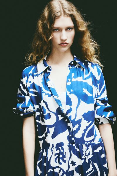 Viscose shirt dress | H&M (UK, MY, IN, SG, PH, TW, HK)