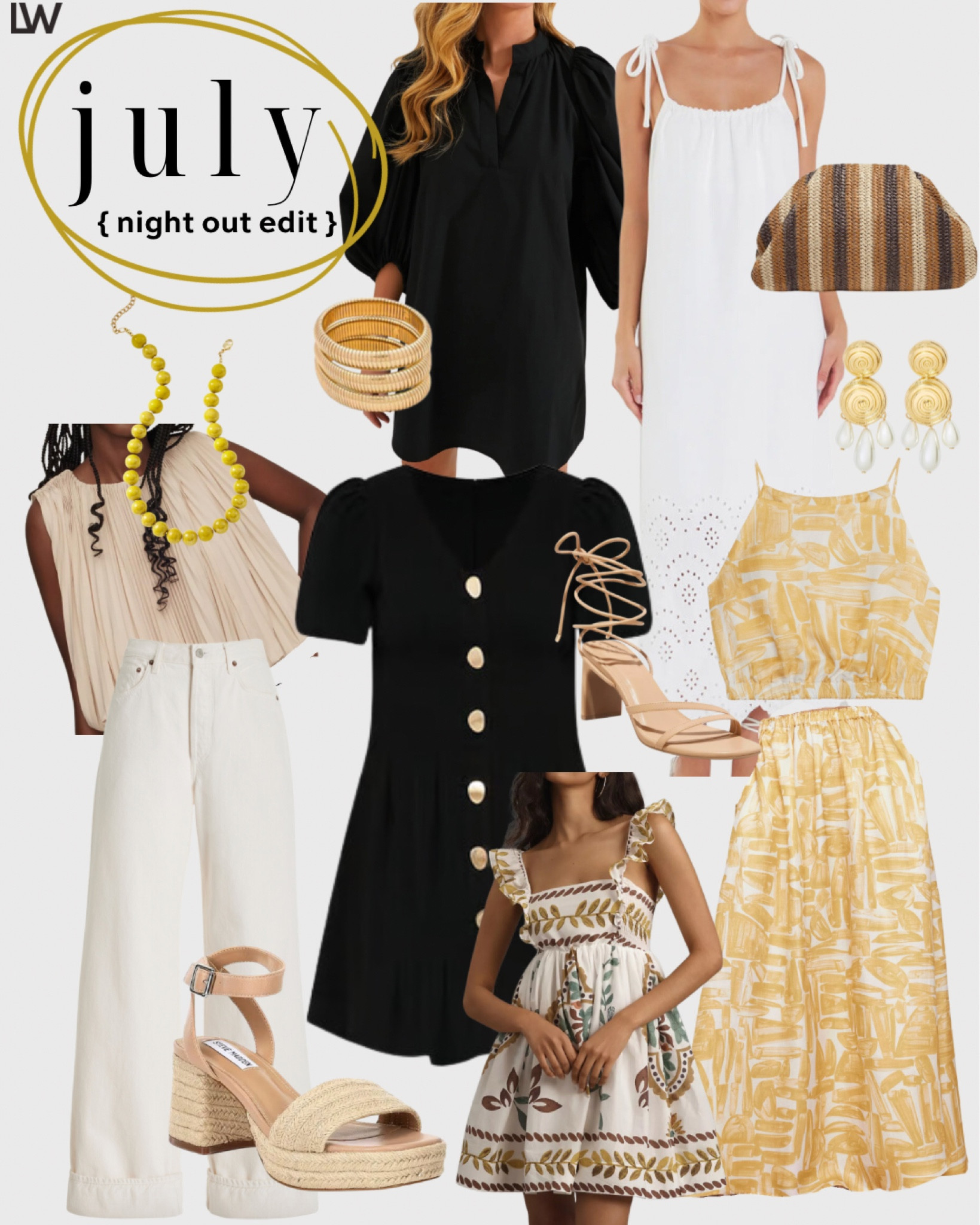 night out looks… loving chunky jewelry to add a fun touch to a more neutral look 🤎 shop these fun summer night out looks here

#LTKStyleTip