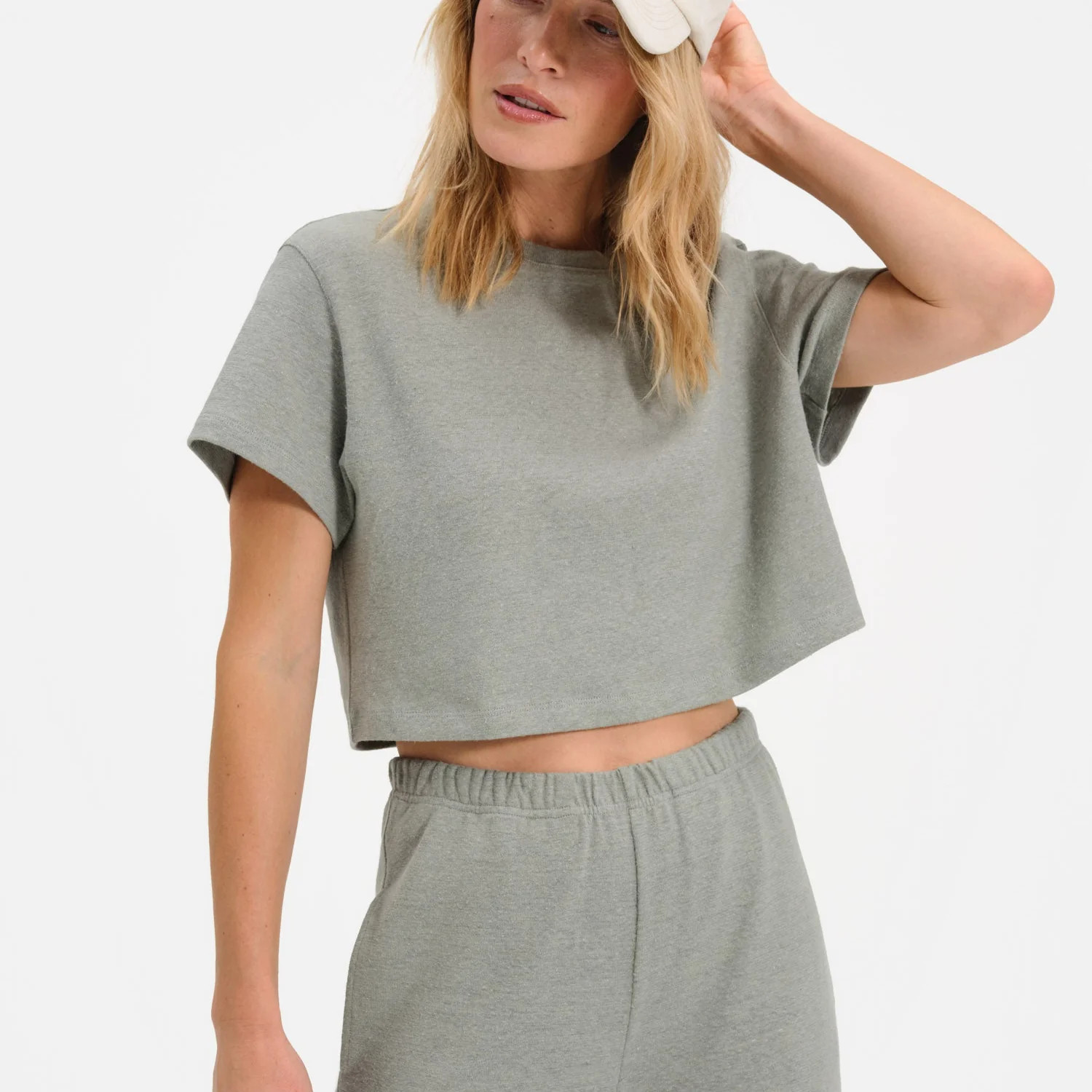 Regenerative Hemp Relaxed Crop Tee | MATE The Label