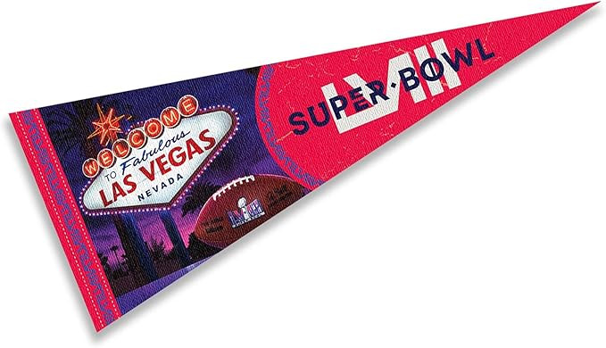 Super 2024 Bowl LVIII Official Logo Pennant | Amazon (US)