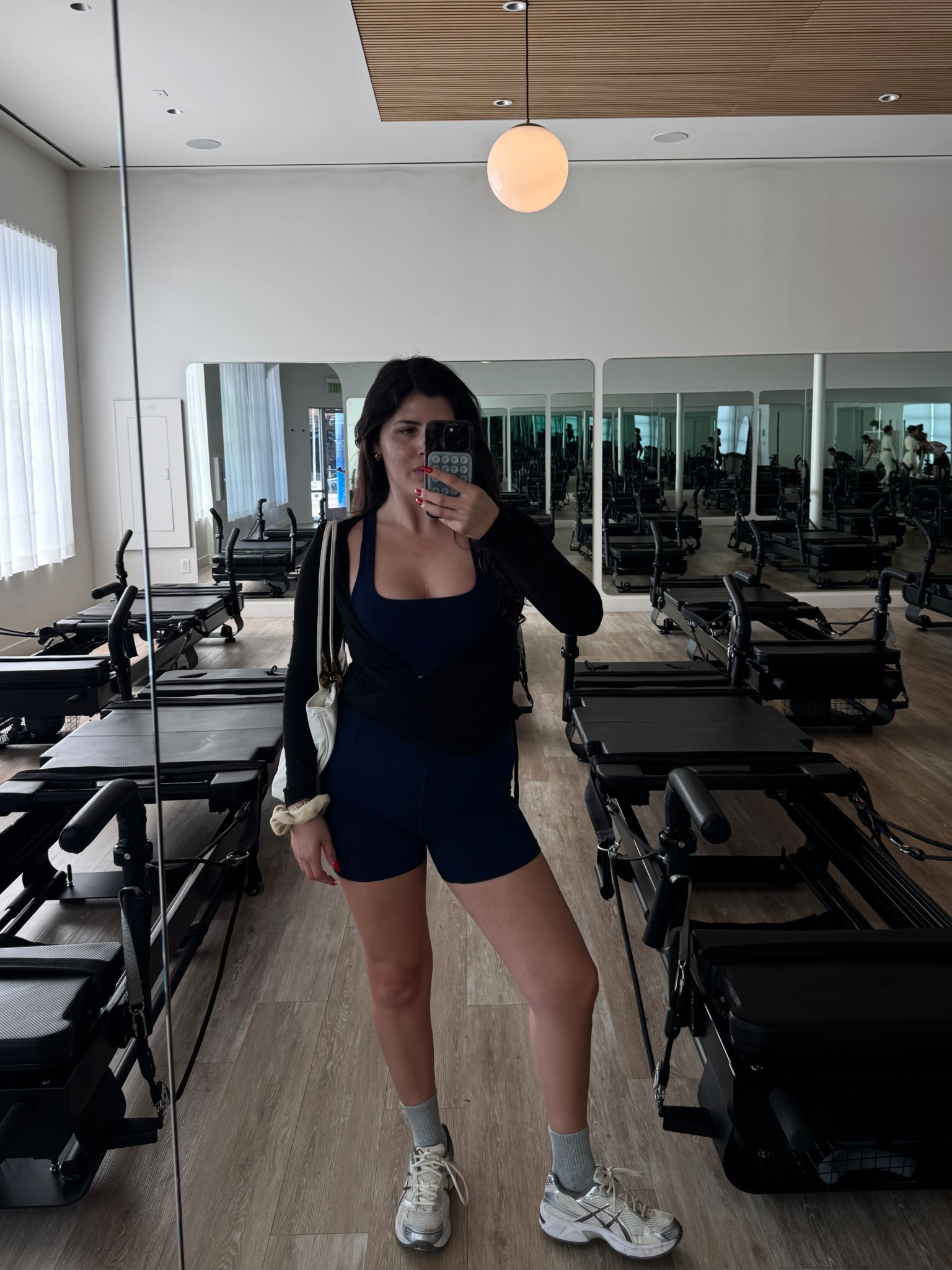 What I wore to pilates 🤍