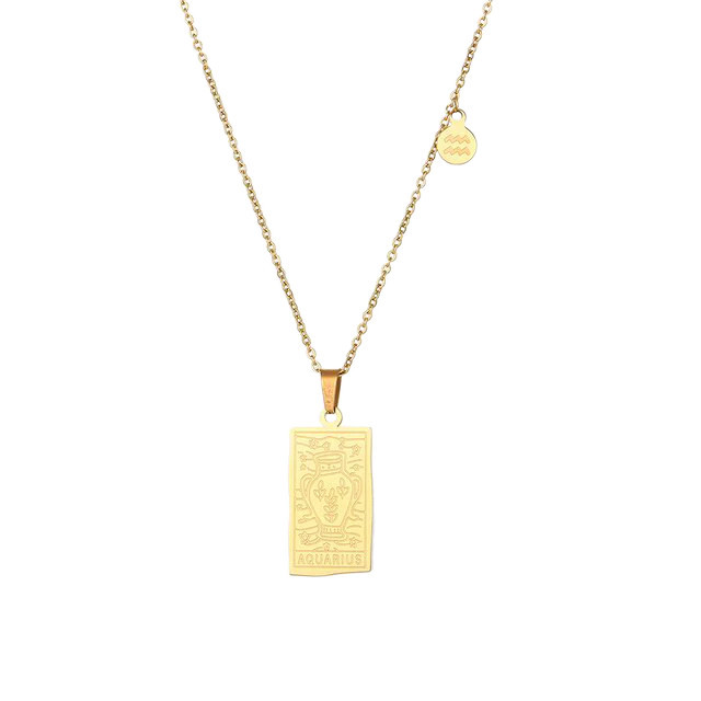 Zodiac Card Necklace | Mint & Lily