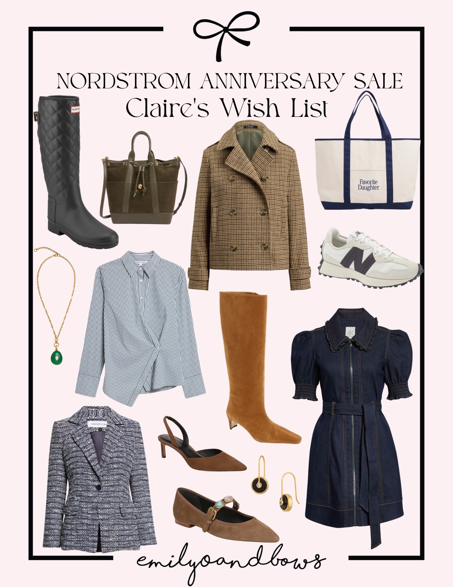 Claire’s Nordstrom Anniversary sale wishlist!