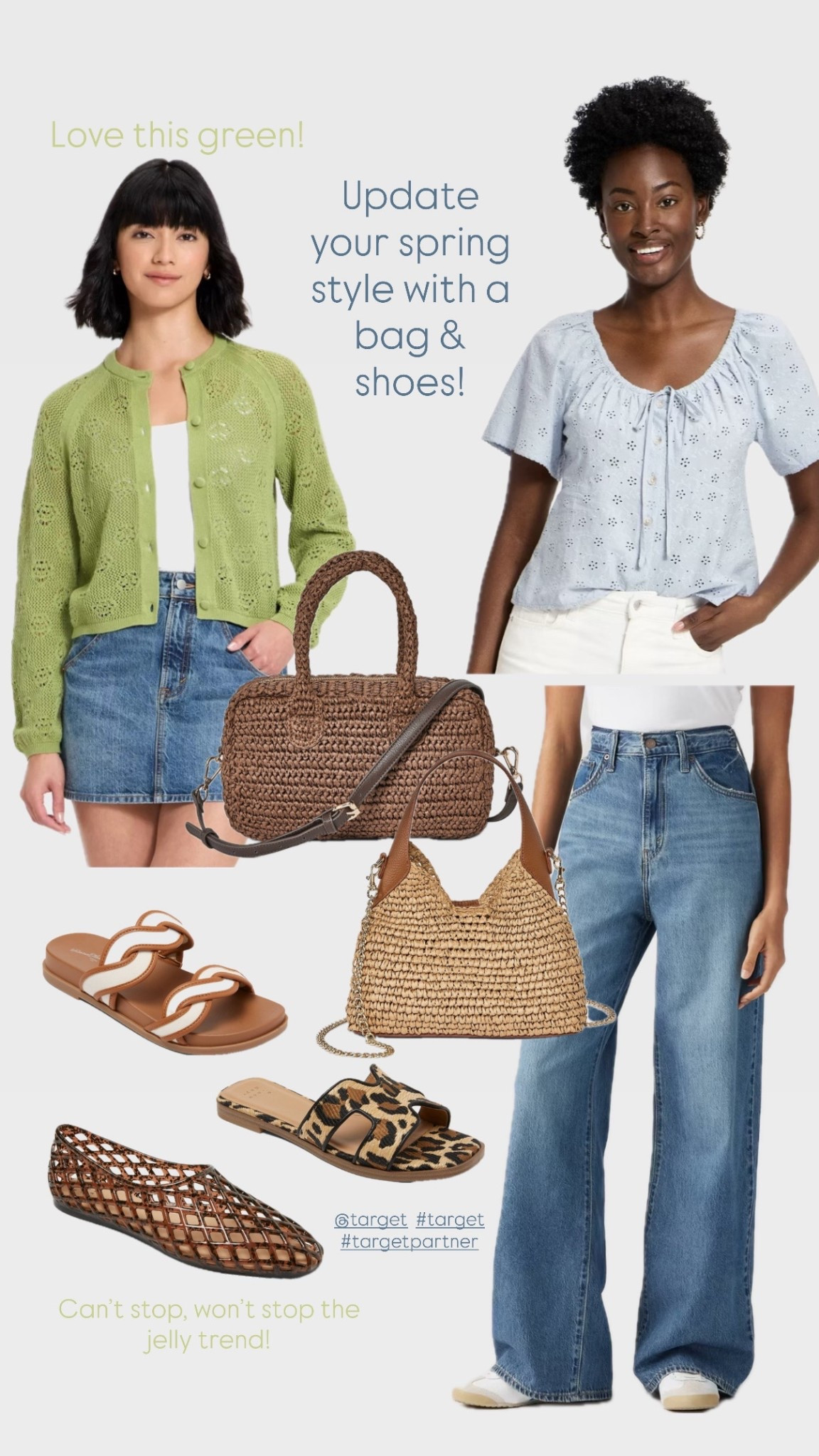 They easiest way to update your spring wardrobe is with a new bag & pair of shoes! It will transform any old outfit into some new! @target never disappoints on style, price & fit. Shop new releases here! #target #targetpartner