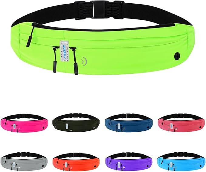 WATERFLY Running Belt Fanny Pack: Runner Marathon Jogging Waist Pack Sport Workout Exercise Fitne... | Amazon (US)