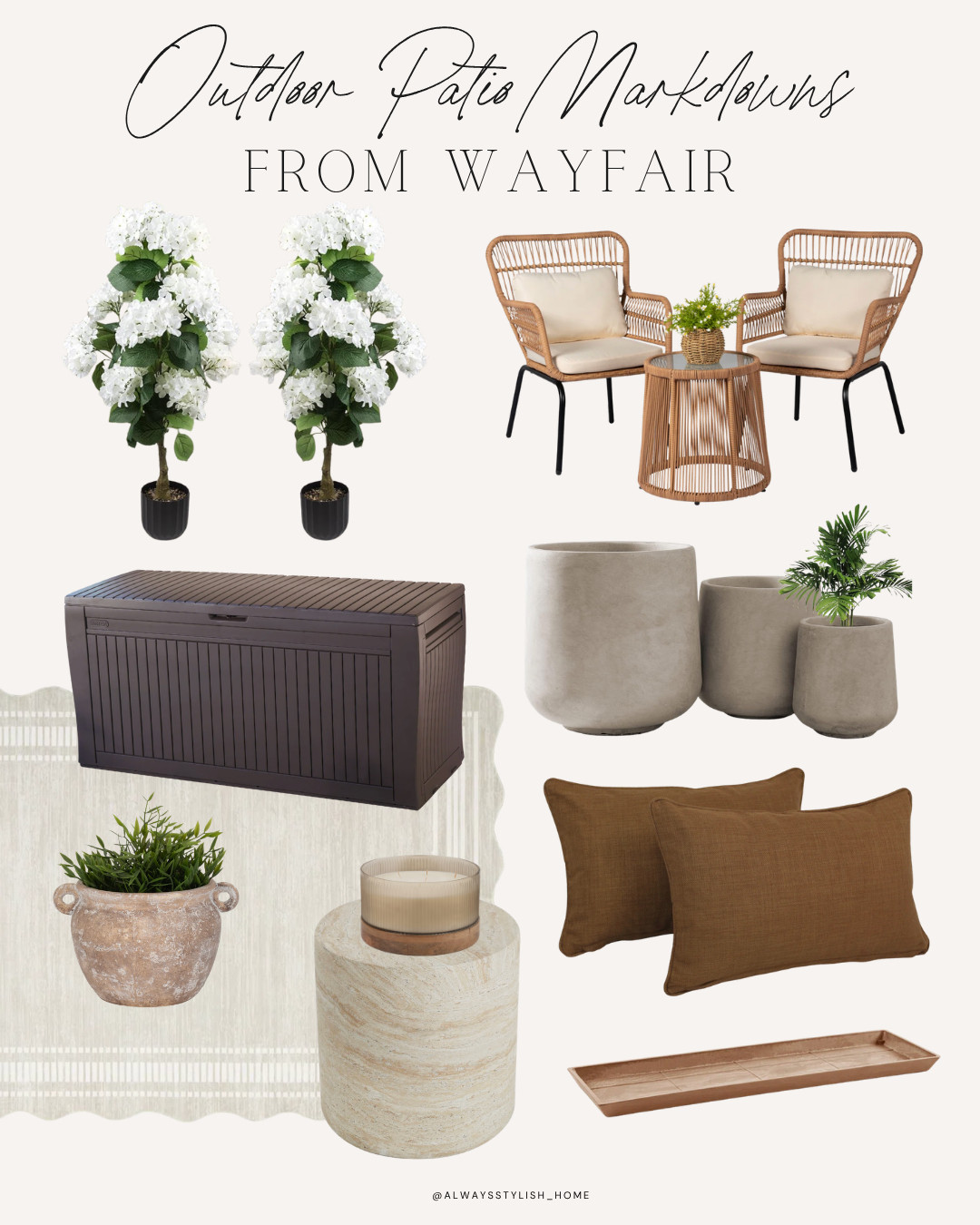 Refreshing my backyard for summer with affordable finds from Wayfair 🌿 Sharing outdoor furniture, cozy patio decor, and backyard entertaining pieces that make your outdoor space feel like a relaxing spring retreat. Wayfair outdoor furniture, Wayfair patio decor, spring backyard refresh, affordable outdoor furniture, patio decor ideas, outdoor entertaining ideas, backyard makeover ideas, Wayfair outdoor finds. #backyardrefresh #springpatio #outdoorlivingstyle #patiodecorideas  

 #LTKSeasonal #LTKHome #LTKSaleAlert