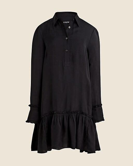 Amelia popover shirtdress in drapey viscose twill | J. Crew US